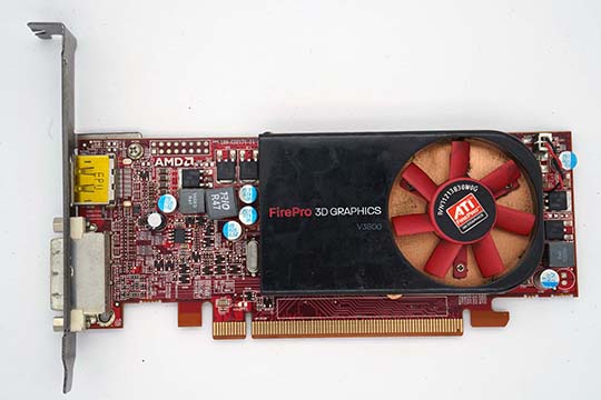 ATI FirePro V3800 512MB 显示卡（ATI FirePro V3800芯片）KF